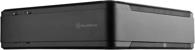 Alt view image 4 of 13 - SilverStone Fortress Series SST-FTZ01B-E Black Aluminum unibody frame, steel chassis Mini-ITX Computer Case