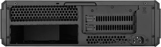 Alt view image 6 of 13 - SilverStone Fortress Series SST-FTZ01B-E Black Aluminum unibody frame, steel chassis Mini-ITX Computer Case