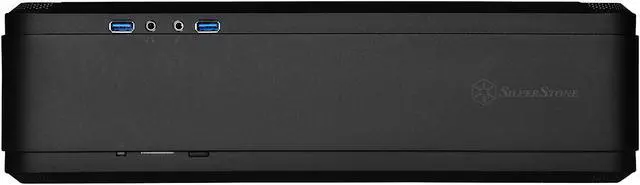 Alt view image 5 of 13 - SilverStone Fortress Series SST-FTZ01B-E Black Aluminum unibody frame, steel chassis Mini-ITX Computer Case