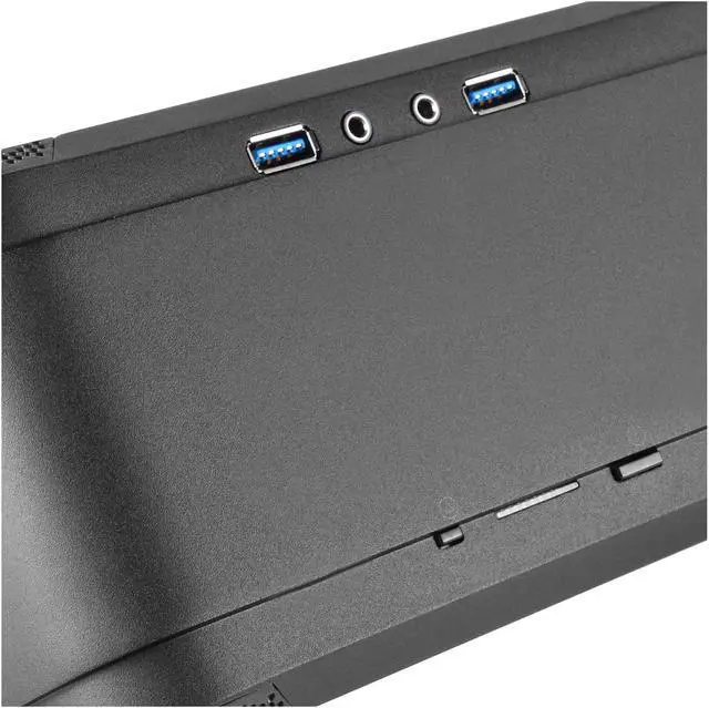 Alt view image 12 of 13 - SilverStone Fortress Series SST-FTZ01B-E Black Aluminum unibody frame, steel chassis Mini-ITX Computer Case