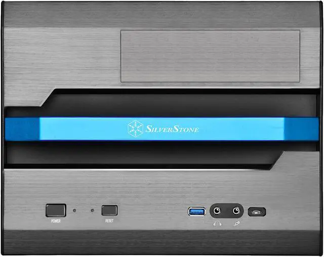 Alt view image 3 of 20 - SilverStone Sugo Series SG12 SST-SG12B-V2 Black Refinement of Classic Small Form Factor Case
