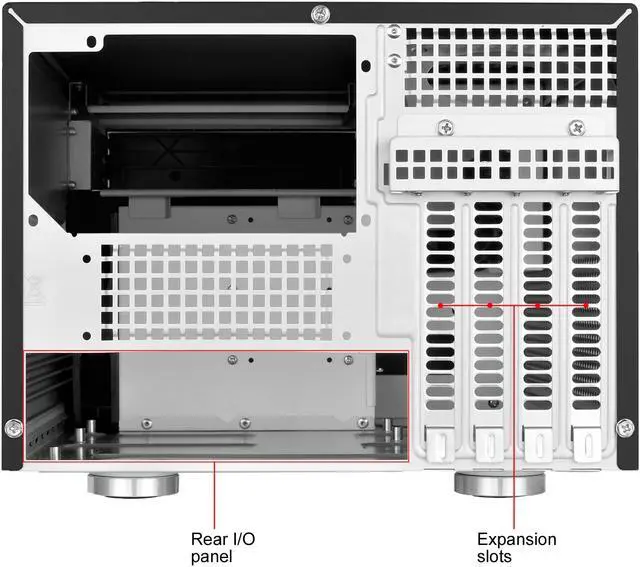 Alt view image 10 of 19 - SilverStone Sugo Series SG12 SST-SG12B-V2 Black Refinement of Classic Small Form Factor Case