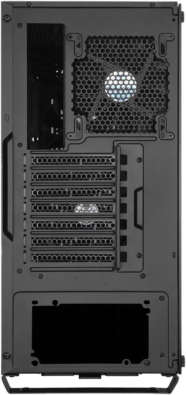 Alt view image 17 of 18 - SilverStone Primera Series PM02 SST-PM02B-G Black Steel Front Panel, Steel Body, Tempered Glass Window ATX Mid Tower Computer Case Compatible PS2(ATX) Power Supply