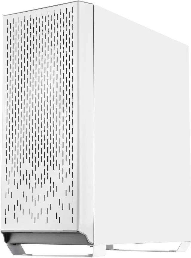 Alt view image 3 of 17 - SilverStone Primera Series PM02 SST-PM02W-G White Steel Front Panel, Steel Body, Tempered Glass Window ATX Mid Tower Computer Case Compatible PS2(ATX) Power Supply