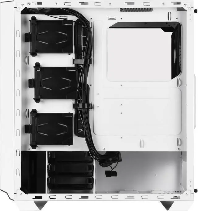 Alt view image 8 of 17 - SilverStone Primera Series PM02 SST-PM02W-G White Steel Front Panel, Steel Body, Tempered Glass Window ATX Mid Tower Computer Case Compatible PS2(ATX) Power Supply