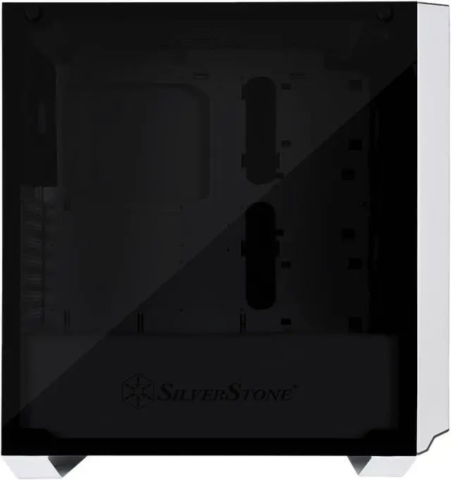 Alt view image 7 of 17 - SilverStone Primera Series PM02 SST-PM02W-G White Steel Front Panel, Steel Body, Tempered Glass Window ATX Mid Tower Computer Case Compatible PS2(ATX) Power Supply