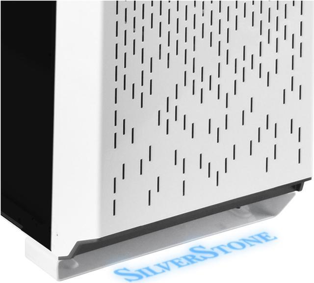 Alt view image 9 of 17 - SilverStone Primera Series PM02 SST-PM02W-G White Steel Front Panel, Steel Body, Tempered Glass Window ATX Mid Tower Computer Case Compatible PS2(ATX) Power Supply