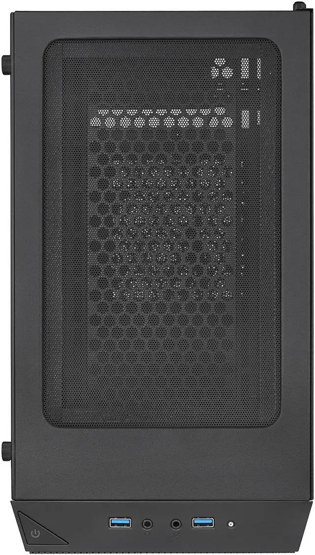 Alt view image 12 of 20 - SilverStone PS15 SST-PS15B-RGB Black Steel / Tempered Glass Micro ATX Tower Computer Case