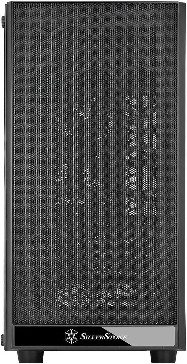 Alt view image 13 of 20 - SilverStone PS15 SST-PS15B-RGB Black Steel / Tempered Glass Micro ATX Tower Computer Case