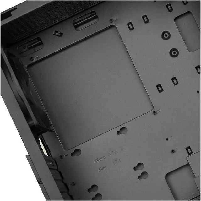 Alt view image 16 of 20 - SilverStone PS15 SST-PS15B-RGB Black Steel / Tempered Glass Micro ATX Tower Computer Case