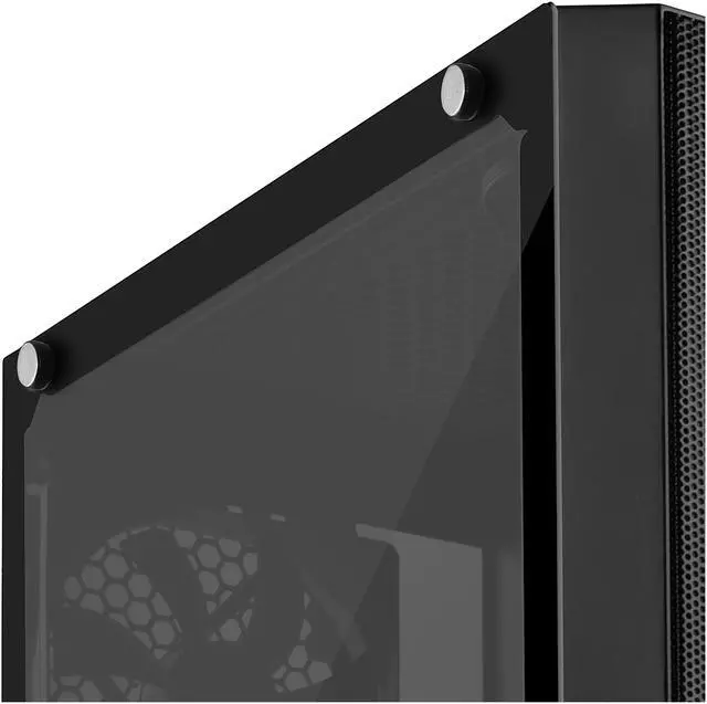 Alt view image 20 of 20 - SilverStone PS15 SST-PS15B-RGB Black Steel / Tempered Glass Micro ATX Tower Computer Case