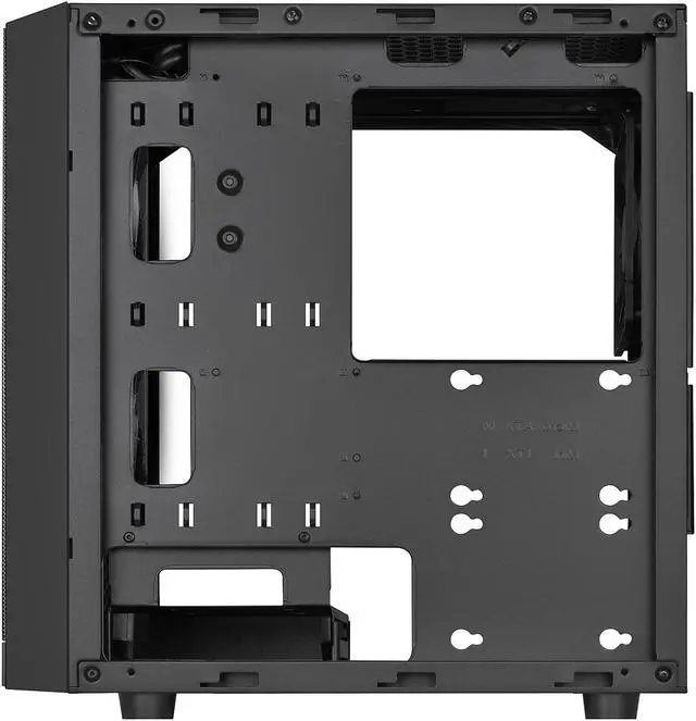 Alt view image 8 of 20 - SilverStone PS15 SST-PS15B-RGB Black Steel / Tempered Glass Micro ATX Tower Computer Case
