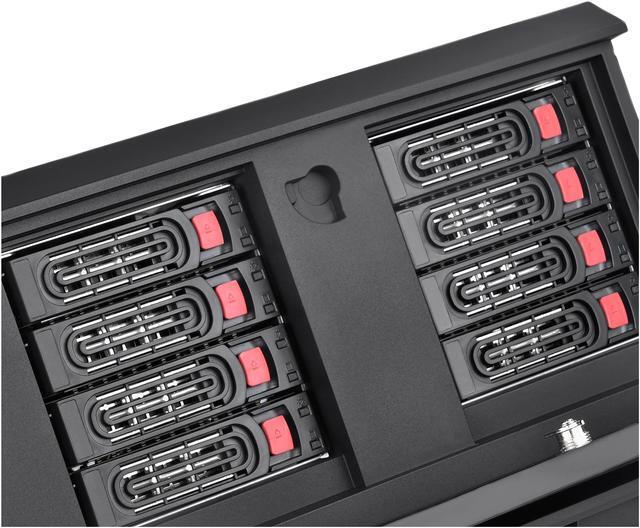 Alt view image 6 of 13 - SilverStone Case Storage Series CS381 SST-CS381B Black Steel / Plastic Micro ATX / Mini-ITX Computer Case Support SFX / SFX-L (sold separately) Power Supply