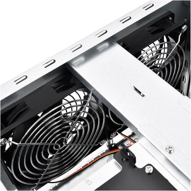 Alt view image 9 of 13 - SilverStone Case Storage Series CS381 SST-CS381B Black Steel / Plastic Micro ATX / Mini-ITX Computer Case Support SFX / SFX-L (sold separately) Power Supply