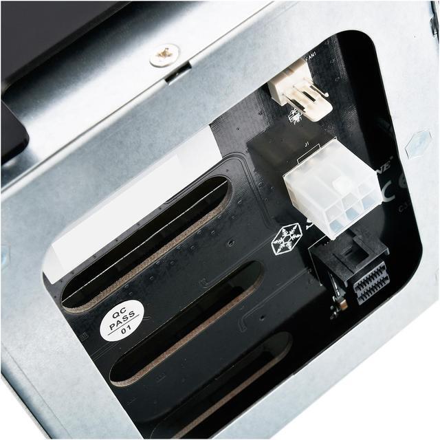 Alt view image 12 of 13 - SilverStone Case Storage Series CS381 SST-CS381B Black Steel / Plastic Micro ATX / Mini-ITX Computer Case Support SFX / SFX-L (sold separately) Power Supply