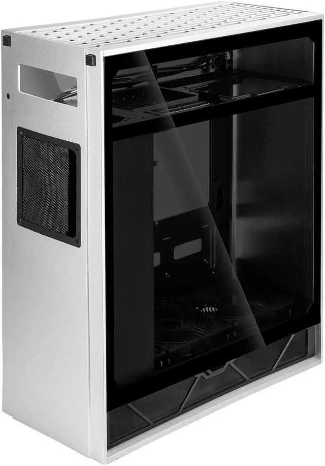 Alt view image 18 of 20 - SilverStone ALTA F1 SST-ALF1S-G Silver Aluminuml / Steel / Tempered Glass ATX Mid Tower Computer Case