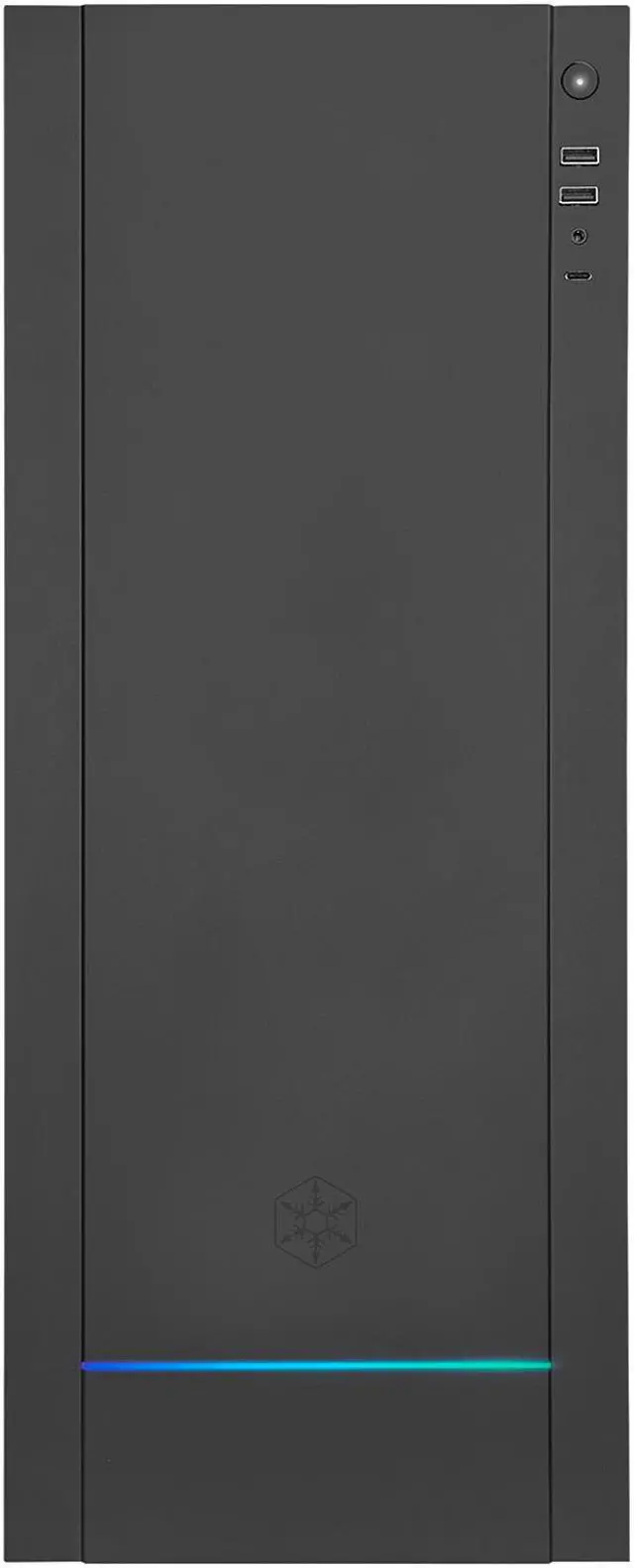 Alt view image 4 of 20 - SilverStone ALTA F1 SST-ALF1B-G Black Aluminuml / Steel / Tempered Glass ATX Mid Tower Computer Case