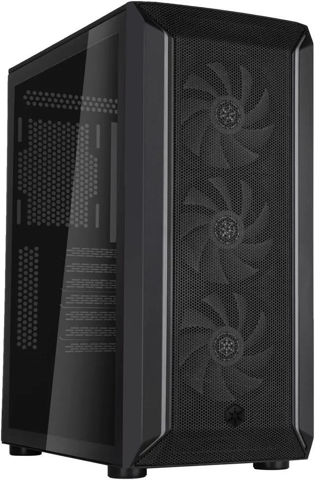 Alt view image 8 of 20 - SilverStone FARA 511Z High Airflow ATX Gaming Chassis with Excellent Cooling Potential Case SST-FA511Z-BG Black