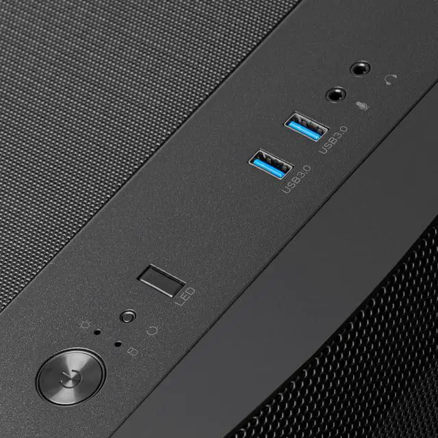 Alt view image 10 of 20 - SilverStone FARA 511Z High Airflow ATX Gaming Chassis with Excellent Cooling Potential Case SST-FA511Z-BG Black