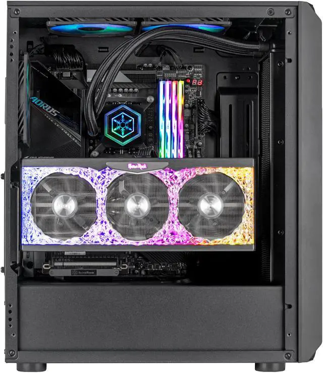 Alt view image 20 of 20 - SilverStone FARA 511Z High Airflow ATX Gaming Chassis with Excellent Cooling Potential Case SST-FA511Z-BG Black