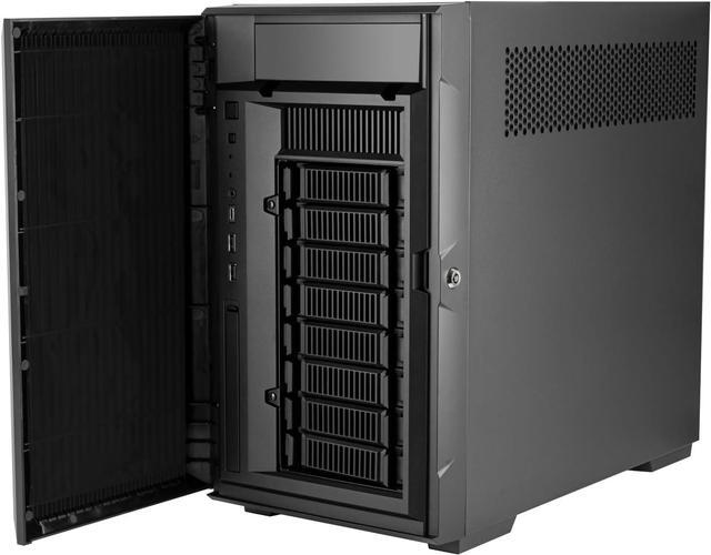 Alt view image 2 of 4 - SilverStone Technology CS382B 8-Bay SAS-12G / SATA-6G Hot-swappable High Performance Micro-ATX NAS Chassis CS382B