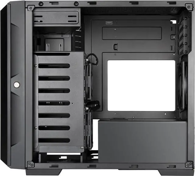 Alt view image 3 of 4 - SilverStone Technology CS382B 8-Bay SAS-12G / SATA-6G Hot-swappable High Performance Micro-ATX NAS Chassis CS382B