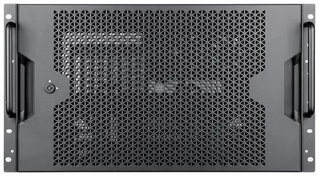 Alt view image 3 of 8 - SilverStone RM600 6U Rackmount Chassis featuring Dual PSU Compatibility and Triple 360mm Radiator Support