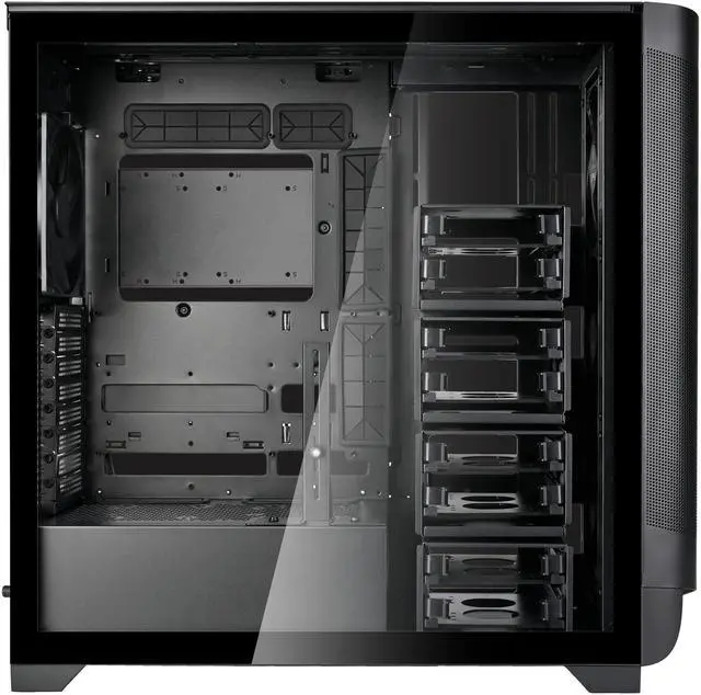 Alt view image 3 of 17 - SilverStone SETA A2 Black Steel / Plastic / Tempered Glass ATX Mid Tower Computer Case
