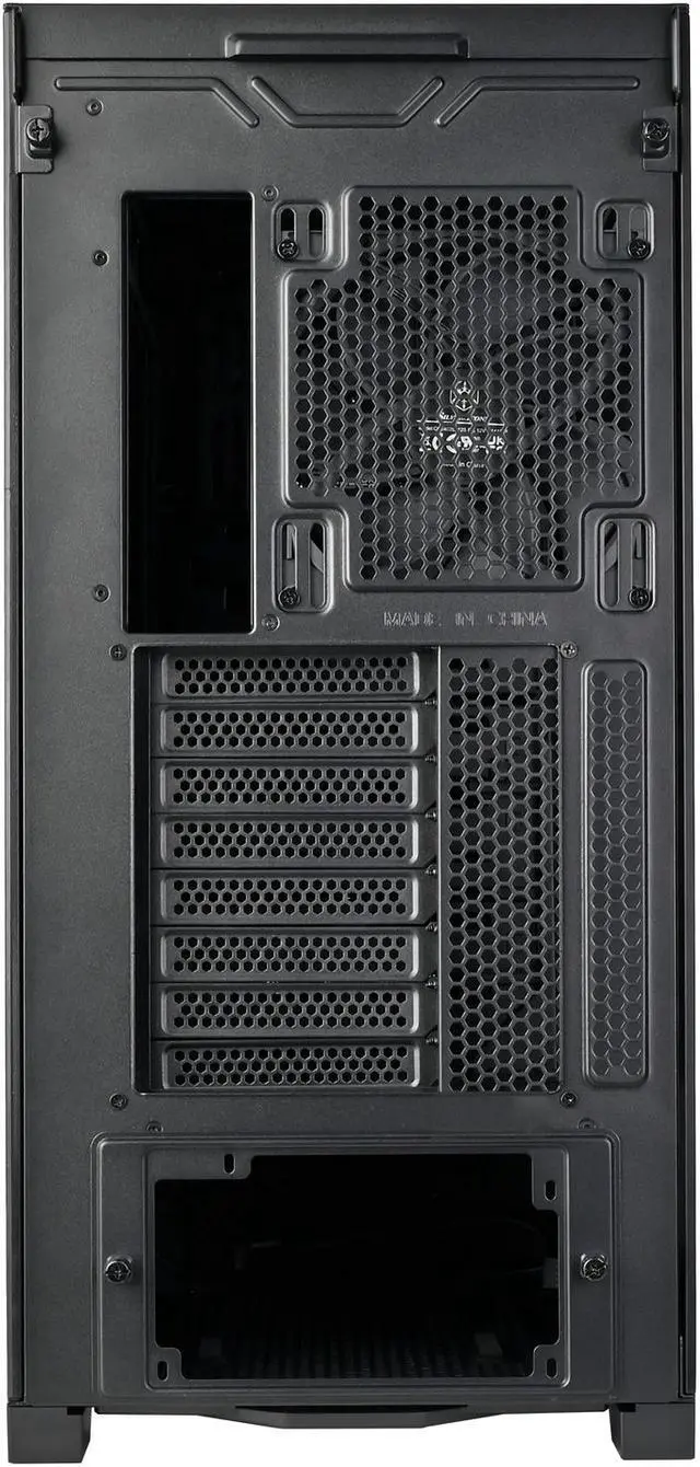 Alt view image 4 of 17 - SilverStone SETA A2 Black Steel / Plastic / Tempered Glass ATX Mid Tower Computer Case