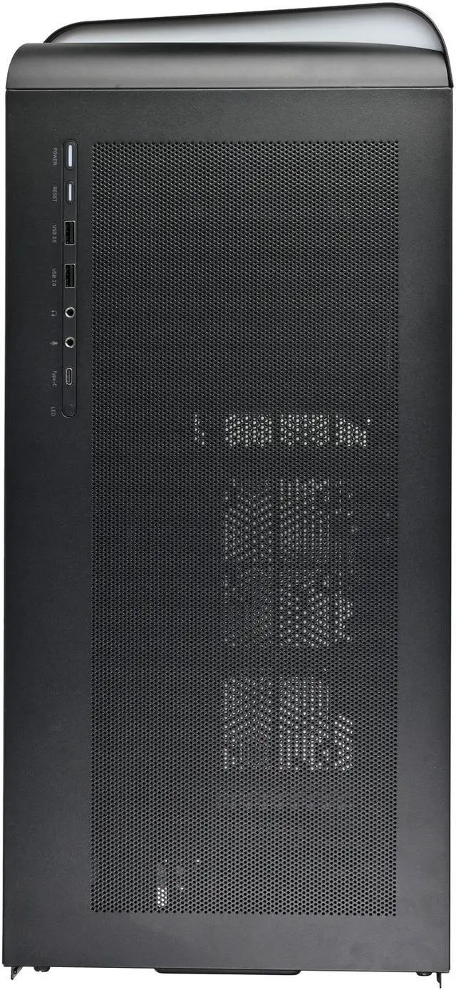 Alt view image 6 of 17 - SilverStone SETA A2 Black Steel / Plastic / Tempered Glass ATX Mid Tower Computer Case