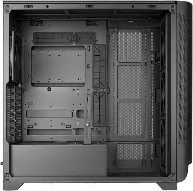 Alt view image 12 of 17 - SilverStone SETA A2 Black Steel / Plastic / Tempered Glass ATX Mid Tower Computer Case