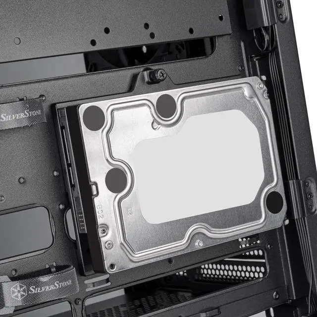 Alt view image 13 of 17 - SilverStone SETA A2 Black Steel / Plastic / Tempered Glass ATX Mid Tower Computer Case