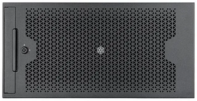 Alt view image 2 of 12 - SilverStone SST-RM53-502 Black 5U Rackmount Server Chassis with Dual 5.25" Bays & 360mm Radiator Support
