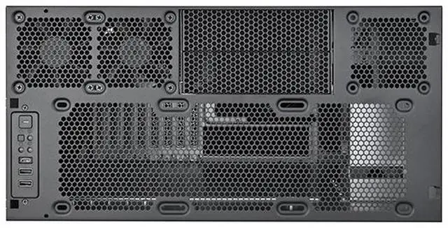Alt view image 4 of 12 - SilverStone SST-RM53-502 Black 5U Rackmount Server Chassis with Dual 5.25" Bays & 360mm Radiator Support