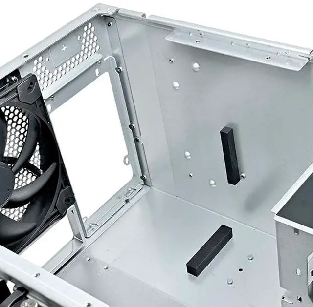 Alt view image 7 of 12 - SilverStone SST-RM53-502 Black 5U Rackmount Server Chassis with Dual 5.25" Bays & 360mm Radiator Support