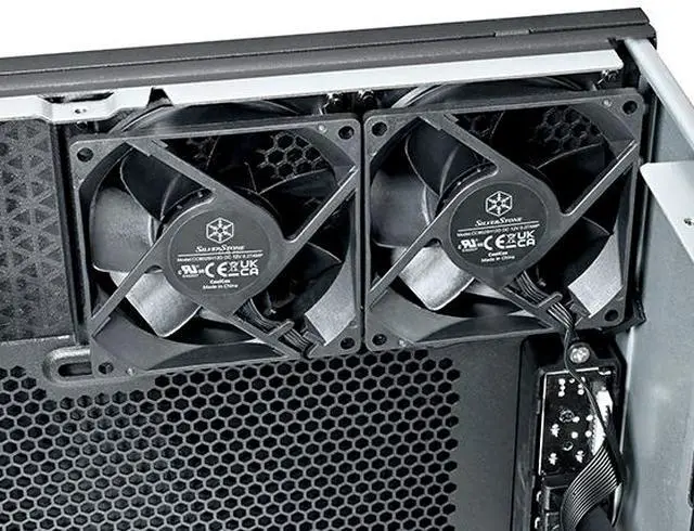 Alt view image 8 of 12 - SilverStone SST-RM53-502 Black 5U Rackmount Server Chassis with Dual 5.25" Bays & 360mm Radiator Support