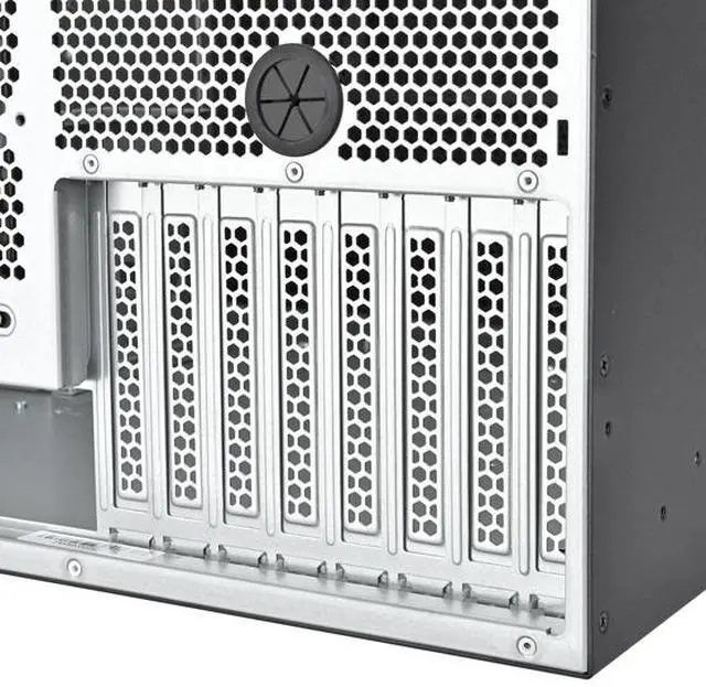 Alt view image 10 of 12 - SilverStone SST-RM53-502 Black 5U Rackmount Server Chassis with Dual 5.25" Bays & 360mm Radiator Support