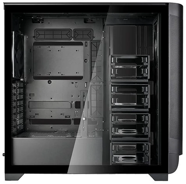 Alt view image 3 of 17 - SilverStone SETA A2 Black Steel / Plastic / Tempered Glass Mid-Tower Mid-Tower Chassis