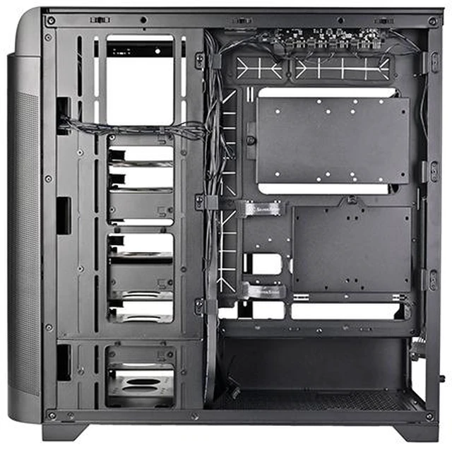 Alt view image 11 of 17 - SilverStone SETA A2 Black Steel / Plastic / Tempered Glass Mid-Tower Mid-Tower Chassis