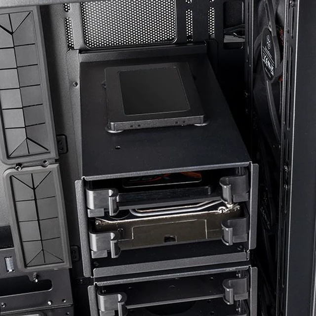 Alt view image 15 of 17 - SilverStone SETA A2 Black Steel / Plastic / Tempered Glass Mid-Tower Mid-Tower Chassis