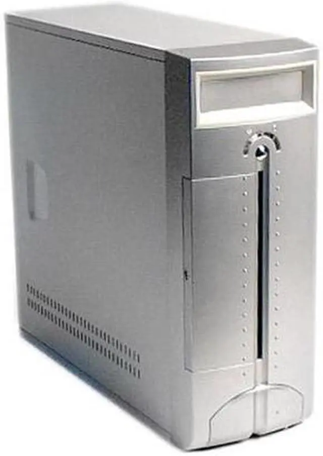 Main image of Linkworld 617-C.88-P4 Gray/Beige Steel Micro ATX Mini Tower Computer Case 400W Power Supply