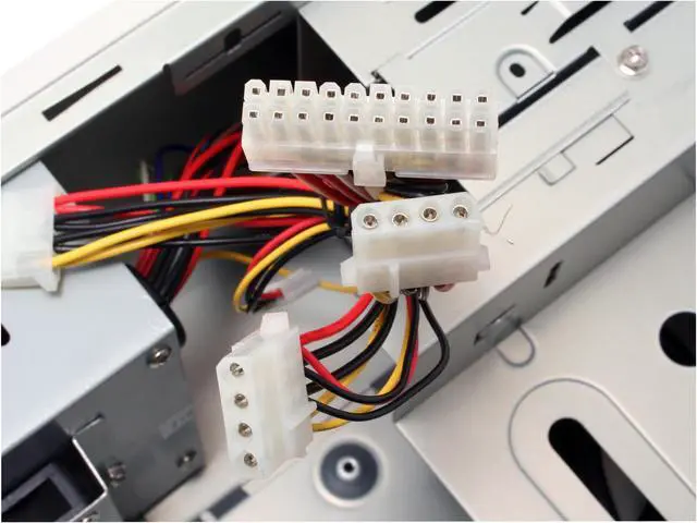 Alt view image 10 of 12 - Linkworld 617-C.88-P4 Gray/Beige Steel Micro ATX Mini Tower Computer Case 400W Power Supply