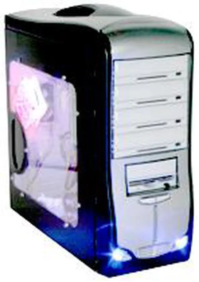 Main image of Linkworld 3210-04-C2628 Black/ Silver Steel ATX Mid Tower Computer Case