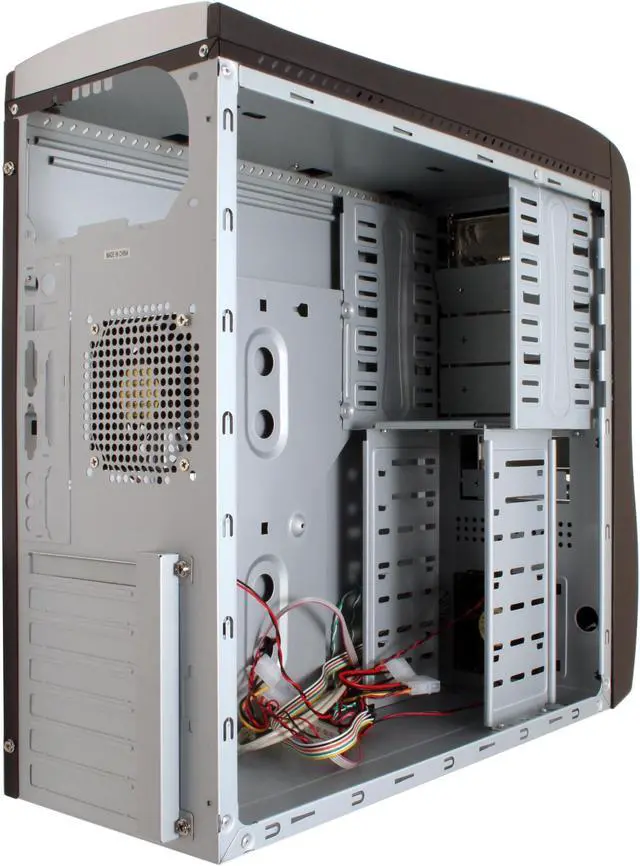 Alt view image 11 of 13 - Linkworld 3210-04-C2628 Black/ Silver Steel ATX Mid Tower Computer Case