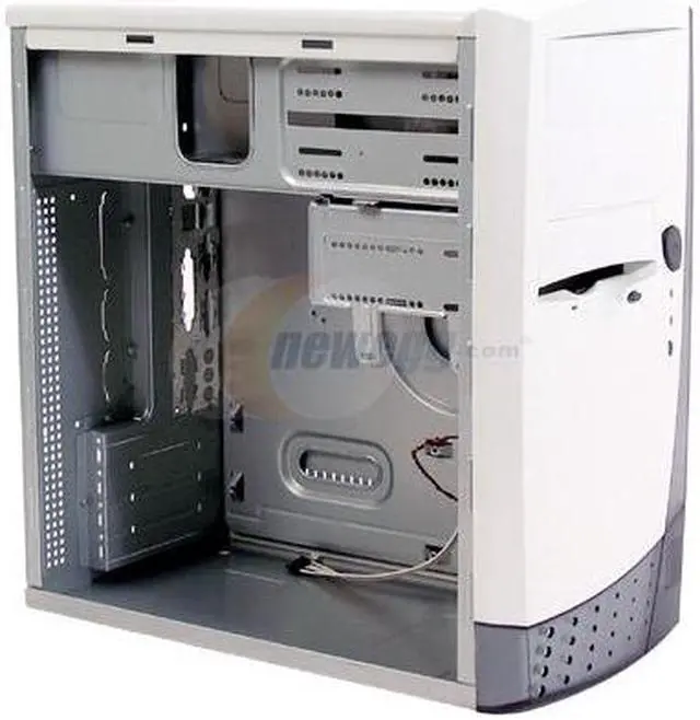 Alt view image 4 of 7 - Linkworld 217 MICRO ATX C.06 Beige/Transparent Gray Steel ATX Mini Tower Computer Case