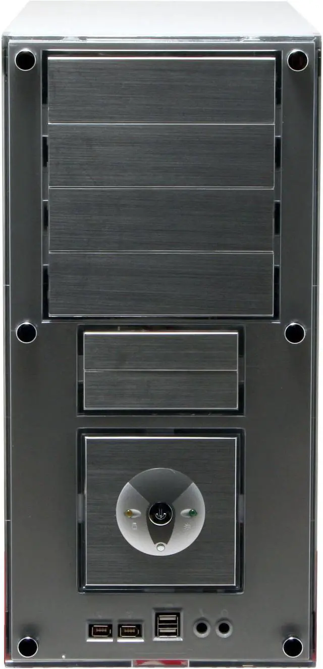 Alt view image 9 of 17 - Linkworld B319-C9928-P4 WNDW Silver Steel ATX Mid Tower Computer Case 400W Power Supply