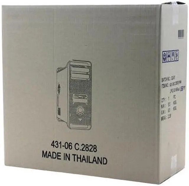 Alt view image 14 of 14 - Linkworld 431-06 C.2828 Silver SECC/SGCC rustproof and galvanized steel available ATX Mid Tower Computer Case 500W Power Supply