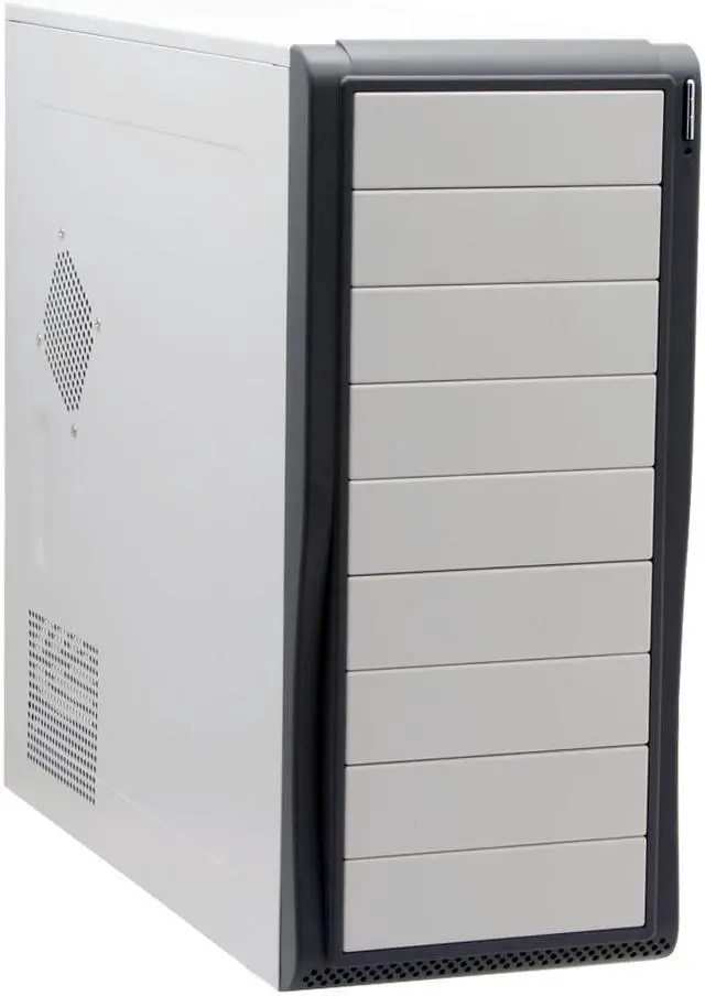 Main image of Linkworld 50201-8801F+P50 Beige Steel ATX Mid Tower 9-Bays CD/DVD Duplicator Duplicator 550W Power Supply