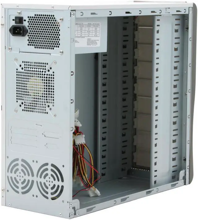 Alt view image 9 of 15 - Linkworld 50201-8801F+P50 Beige Steel ATX Mid Tower 9-Bays CD/DVD Duplicator Duplicator 550W Power Supply