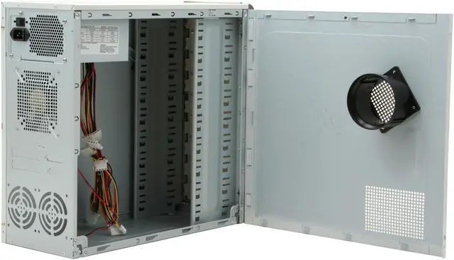 Alt view image 11 of 15 - Linkworld 50201-8801F+P50 Beige Steel ATX Mid Tower 9-Bays CD/DVD Duplicator Duplicator 550W Power Supply